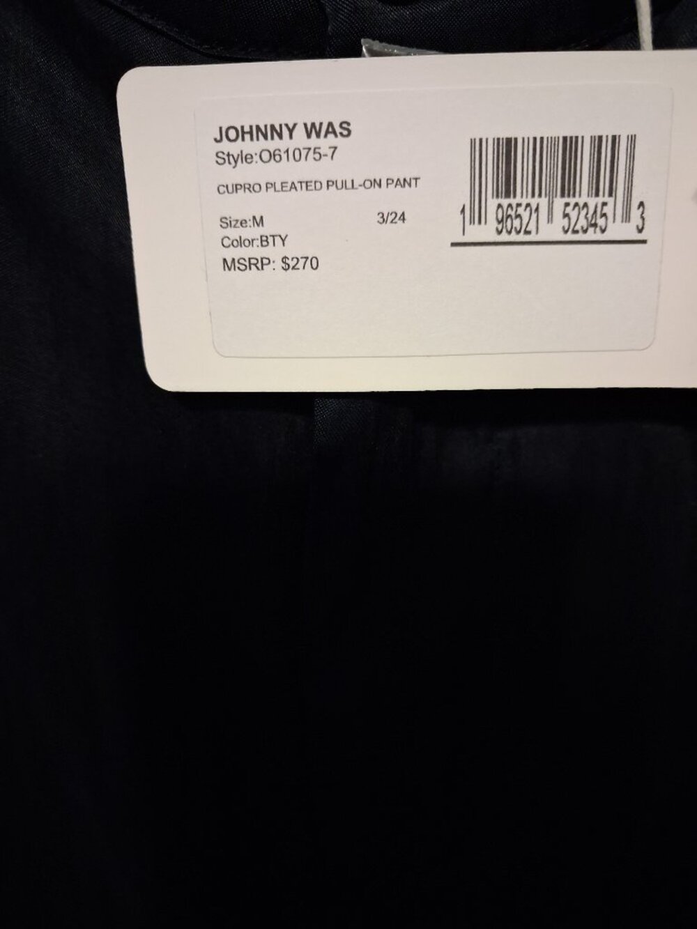 NWT Johnny Was Calme Pants - Picture 3 of 3